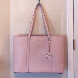 Michael Kors pastel pink tote purse
